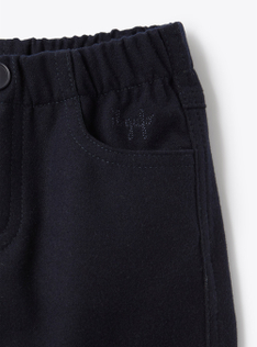 Pantalone in tecno lana - Blu | Il Gufo