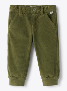 Pantalone in velluto a costine - Verde | Il Gufo
