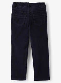 Pantalone 5 tasche in velluto - Blu | Il Gufo