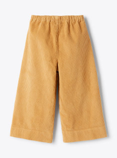 Wide-leg corduroy pants - Orange | Il Gufo