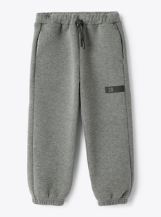 Joggers in felpa garzata - Grigio | Il Gufo