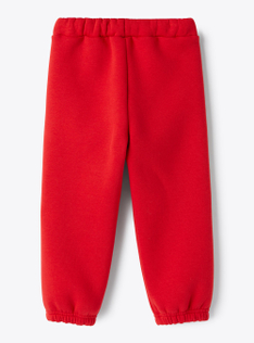 Joggers in felpa garzata - Rosso | Il Gufo