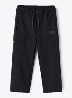 Cargo pants in Sensitive® Fabrics - Blue | Il Gufo