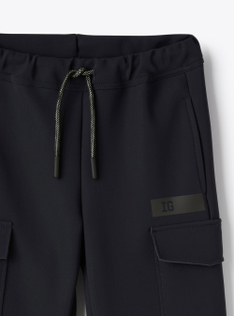 Cargo pants in Sensitive® Fabrics - Blue | Il Gufo