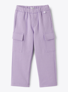 Pantalone cargo in felpa - Fucsia | Il Gufo