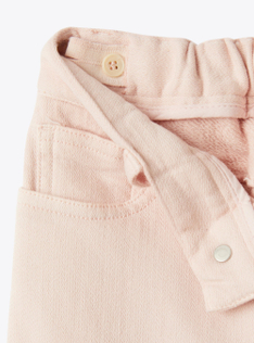 Cargohose aus gebürstetem Denim - Rose | Il Gufo