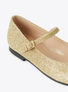 Ballerine glitter - Giallo | Il Gufo