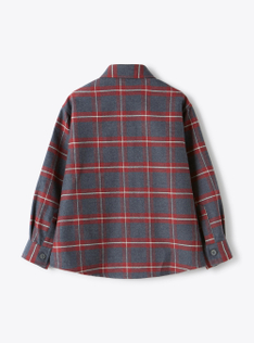 Plaid flannel shirt - Red | Il Gufo