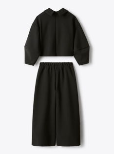 Two-piece set in Sensitive® Fabrics - Black | Il Gufo