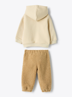 Sweatshirt-Set mit Igel - Weiss | Il Gufo