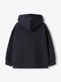 Cotton hoodie - Blue | Il Gufo