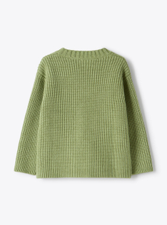 Cotton-blend cardigan - Green | Il Gufo