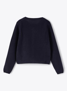Cashmere cardigan - Blue | Il Gufo