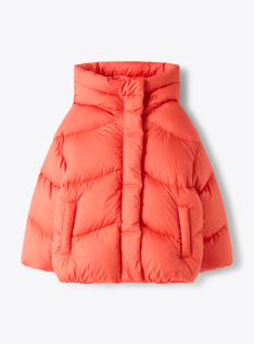 Microfiber nylon jacket with hood - Red | Il Gufo