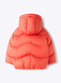 Microfiber nylon jacket with hood - Red | Il Gufo