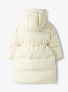 Flared down jacket with hood - БЕЛЫЙ | Il Gufo