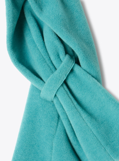 Fleece hat and scarf set - Светло-синий | Il Gufo