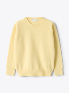 Rollkragenpullover aus Merinowolle - Gelb | Il Gufo