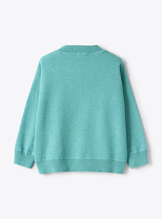 Maglione in misto cotone - Azzurro | Il Gufo
