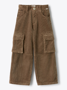 Corduroy cargo pants - Brown | Il Gufo
