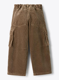 Corduroy cargo pants - Brown | Il Gufo