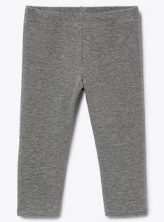Stretch fleece leggings - Grey | Il Gufo