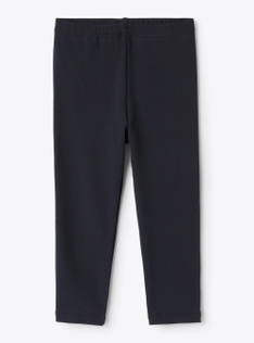Legging en molleton stretch - Bleu | Il Gufo