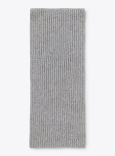 Cashmere scarf - Grey | Il Gufo