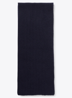 Cashmere scarf - Blue | Il Gufo