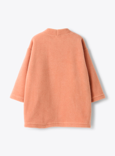 Fleece dress with applied pockets - Pink | Il Gufo