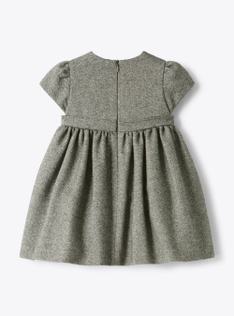 Kleid aus Woll- und Lurexgarnmischung - Grau | Il Gufo
