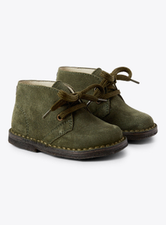 Suede desert boots - Green | Il Gufo