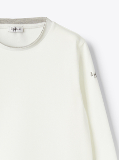 White T-shirt with contrast trims - White | Il Gufo