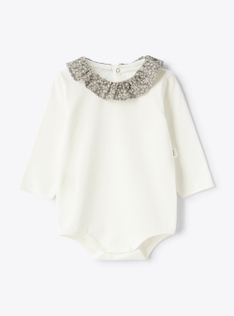 Body in cotone organico - Bianco | Il Gufo