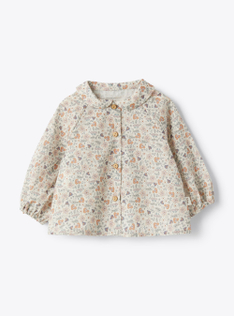 Camicia in cotone organico - Beige | Il Gufo