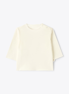 Set in organic cotton jersey and bouclé fabric - Green | Il Gufo