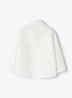 Camicia classica in popeline stretch - Bianco | Il Gufo