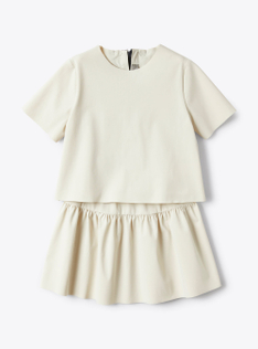 Two-piece set made of Sensitive® Fabrics - Blue | Il Gufo