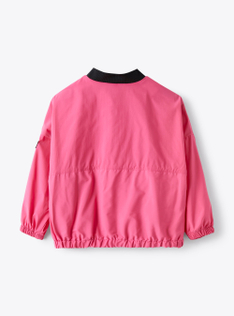 Jacke aus pinkfarbenem Funktionsnylon - Fuchsie | Il Gufo