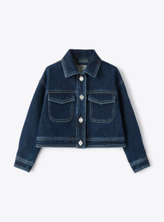 Giacca in denim blu - Blu | Il Gufo
