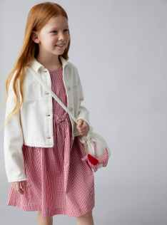 White-denim jacket - White | Il Gufo