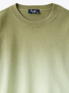 Pull en coton biologique vert sauge - Vert | Il Gufo