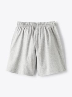 Bermuda shorts in grey-mélange stretch jersey - Grey | Il Gufo