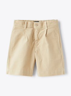 Bermuda shorts in herringbone-patterned stretch cotton - Brown | Il Gufo