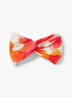 Bandeau à cheveux avec imprimé exclusif à fleurs - Fuchsia | Il Gufo