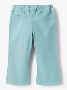 Cropped pants in gabardine - White | Il Gufo