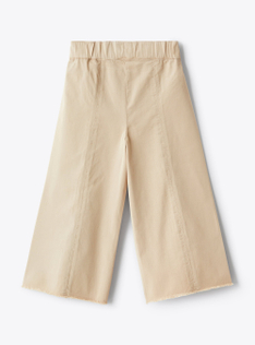 Capri pants in gabardine - Brown | Il Gufo