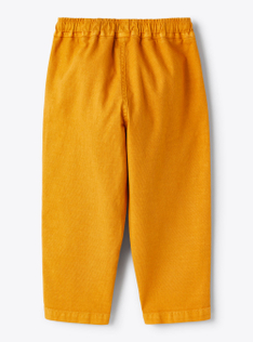 Canvas pants with drawstring - Brown | Il Gufo
