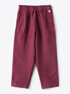 Linen pants with drawstring | Il Gufo