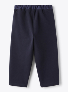 Jogginghose aus blauem Stretch-Sweatstoff - Blau | Il Gufo